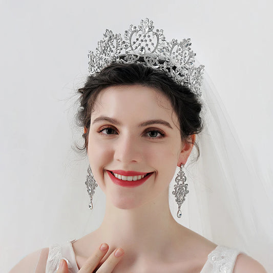 Rhinestone Crystal Bridal Tiara Crown for Women Wedding Hair Accessories