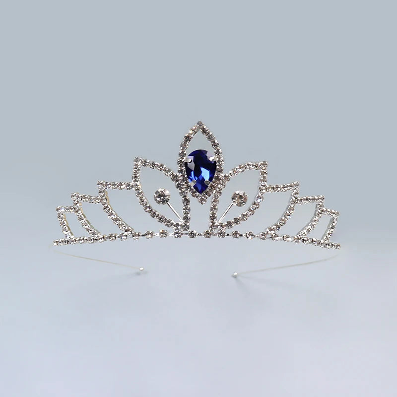 Zanlloy Elegant Crystal Bridal Tiara Crown for Weddings and Parties
