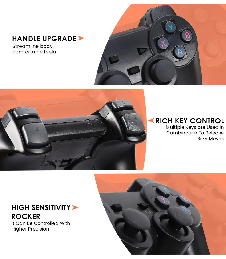 BOYHOM X2 Plus GD10 Pro 256GB 50,000 Game 4K 3D HD Retro Video Game Console With Wireless Controller 50 Emulators For Kids Gifts