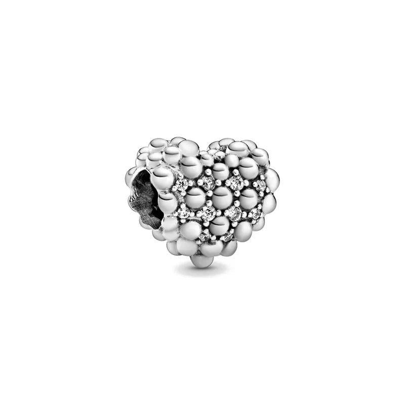 925 Sterling Silver Cute Character Bead Pendant for DIY European Bracelets B319