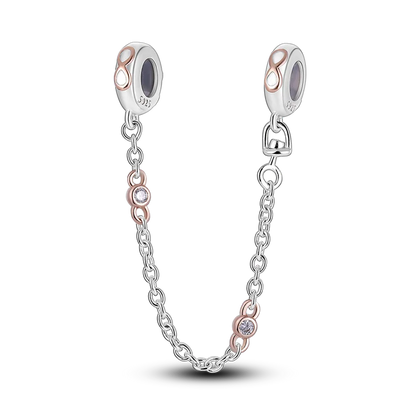 Silver Star Moon Heart Charm Bracelet with CZ Beads and Angel Wing Pendant for Women KTC400
