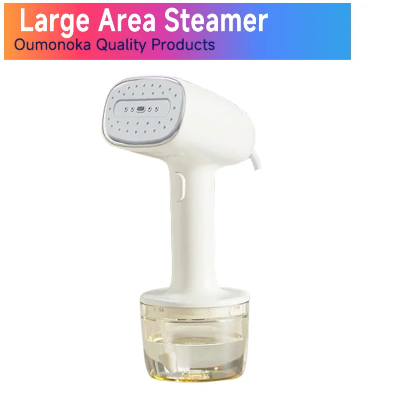 2-in-1 Handheld Steam Iron Garment Steamer Portable Machine Large Capacity