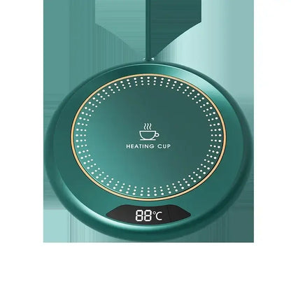 USB Cup Warmer Coffee Mug Heating Coaster With 3 Settings Green