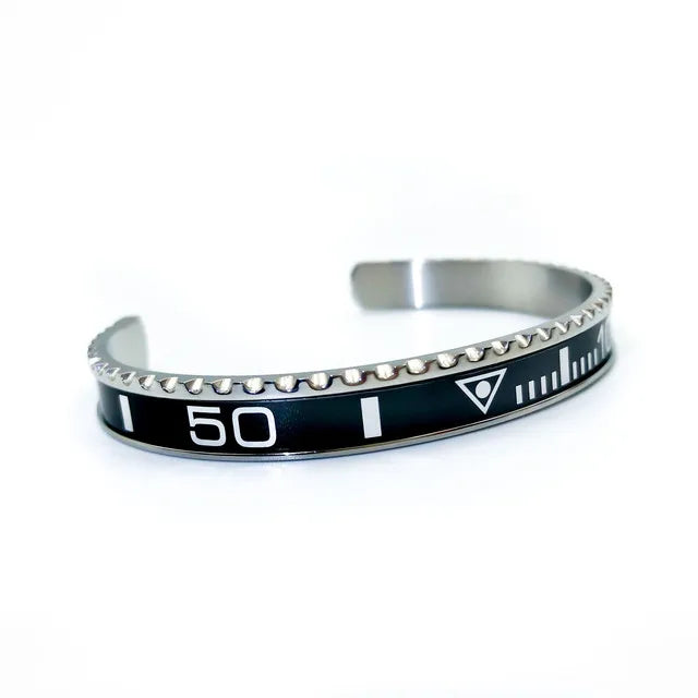 Stainless Steel Digital Display Unisex Water Ghost Bracelet