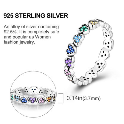 Blue Zircon Evil Eye Ring for Women in 925 Sterling Silver Sparkling Moon and Star Design Wedding Jewelry Gift LKTR075