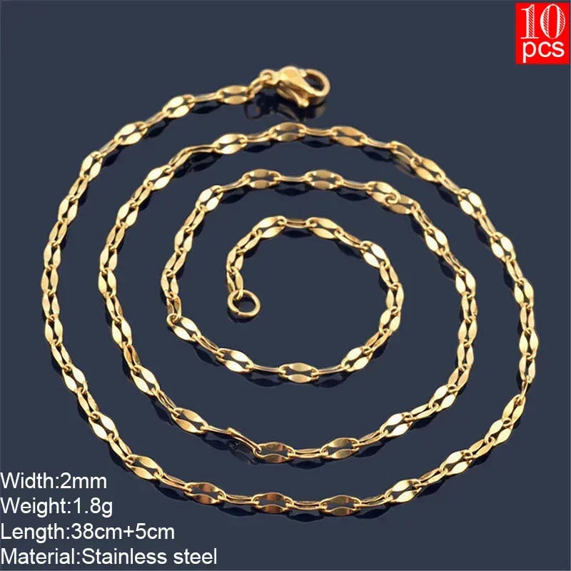 Elegant Blue Eye Heart Necklace Set for Women with Golden Star and Bee Charms on Stainless Steel Chain