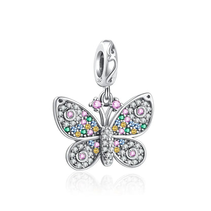 Sunflower Evil Eye Charm 925 Silver Plated Bead for DIY Bracelets Women's Jewelry B2770