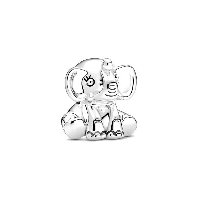 New European Pink Heart Family Tree Bead Charm for 925 Sterling Silver Bracelet Necklace Jewelry Accessories for Women