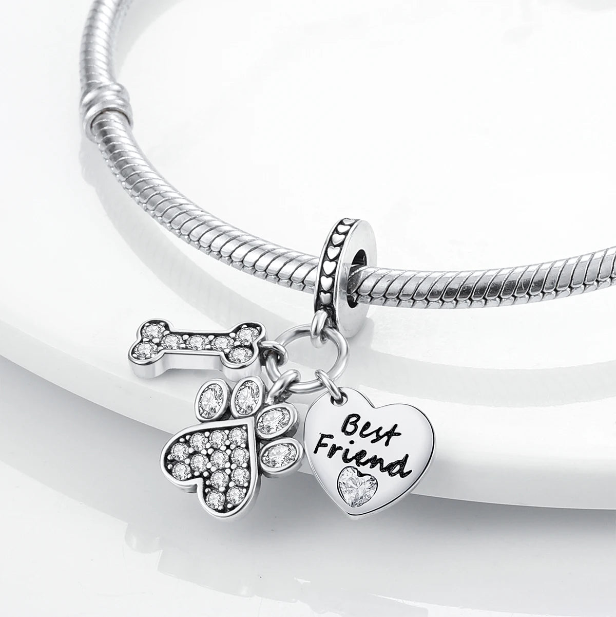 Silver Plated Travel Sunflower Lucky Charms Dangle Pendant Fit Original Pandora Bracelet DIY
