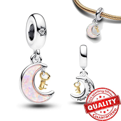 925 Sterling Silver Christmas Snowman Snowflakes and Hot Air Balloon Charms for DIY Bracelets and Necklaces Women Gift