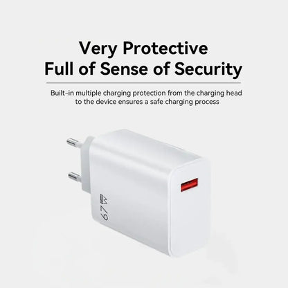 For Xiaomi 67W USB Super Fast Charger 6A Type C Cable