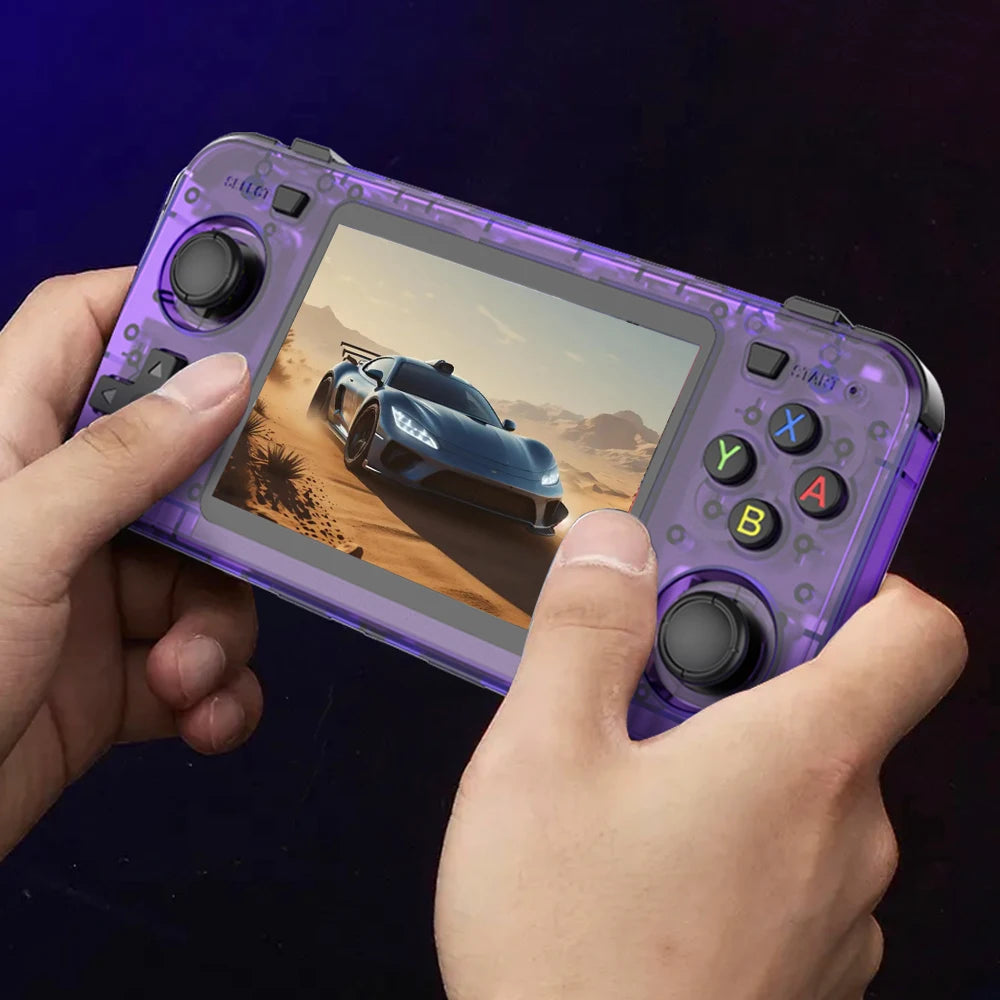 BOYHOM R36H Retro Handheld Game Console 3.5 Inch IPS RK3326 Open Linux Portable Player 3000 mAh Battery 10000+ Built In Games
