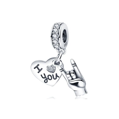 Sunflower Evil Eye Charm 925 Silver Plated Bead for DIY Bracelets Women's Jewelry B2699