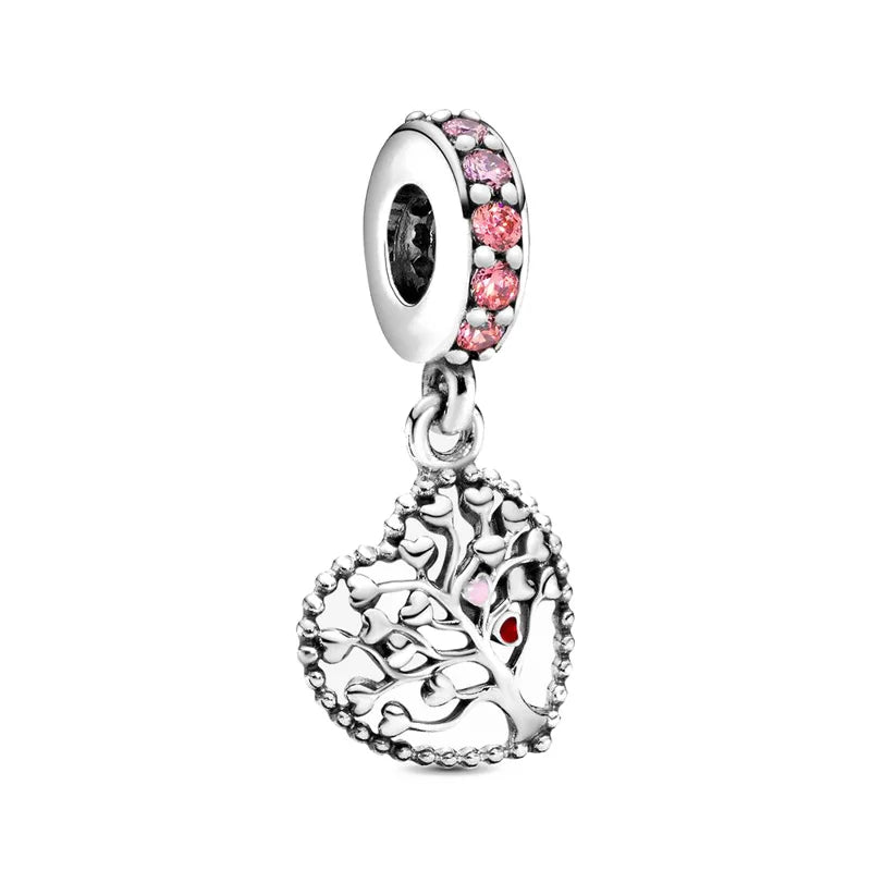 Exquisite 925 Silver Car Bead Cross Pendant for European Bracelets Stylish DIY Jewelry for Women