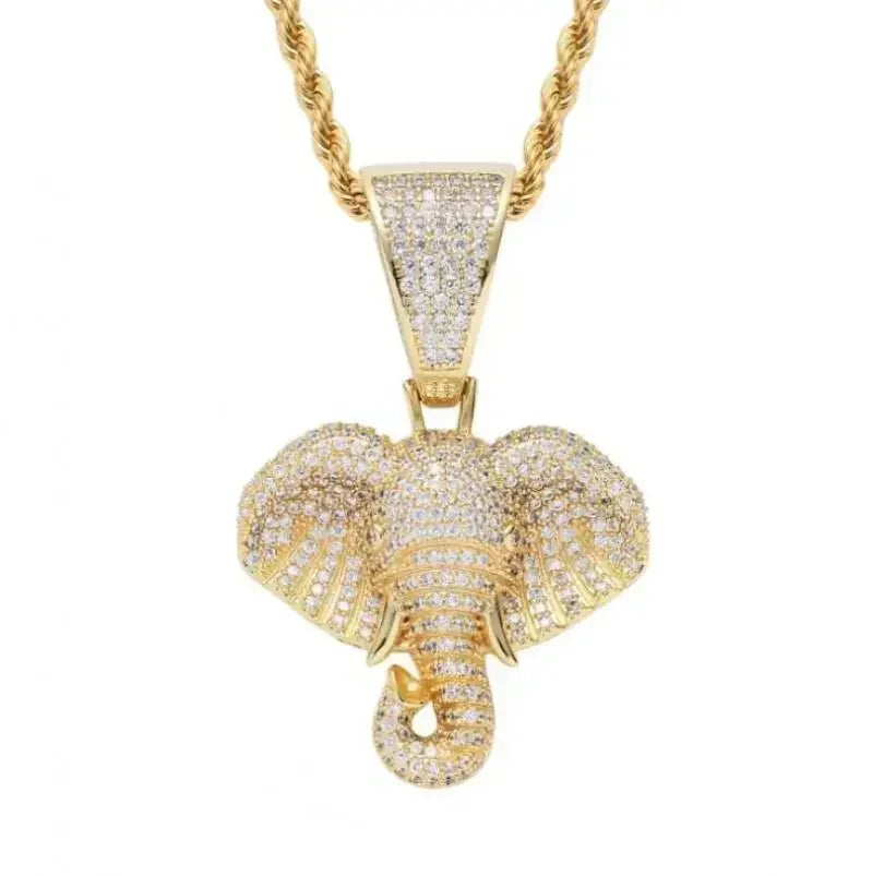 Cubic Zirconia Hip Hop XO Pendant Necklace for Men and Women