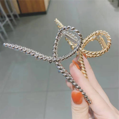Geometric Metal Hair Claw Clips for Women Fashionable Zinc Alloy Hairpins