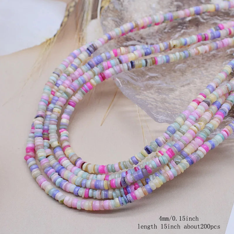 Natural Freshwater Mother of Pearl Shell Beads for DIY Jewelry Making