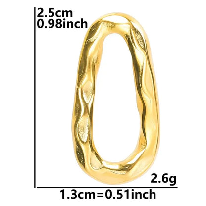 4Pcs Lot Stainless Steel Geometric Hammered Heart Dangle Charms for DIY Jewelry Making S1137-G