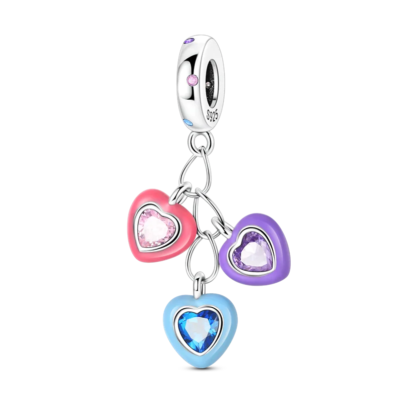 925 Sterling Silver Pumpkin Charm With Zircon Inlay