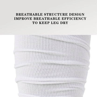 Extra Long Convertible Footsocks Leg Warmers Compression