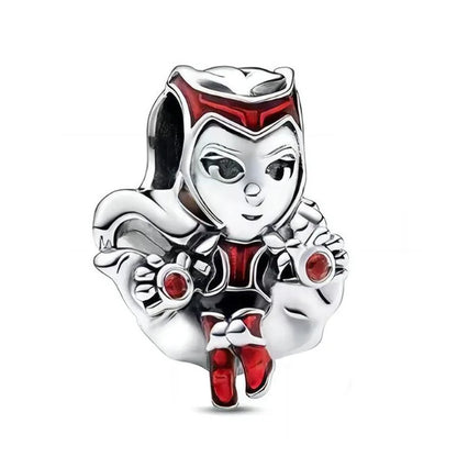 Disney Mickey and Minnie Ice and Snow Princess Charm Pendant for DIY Jewelry DL-004
