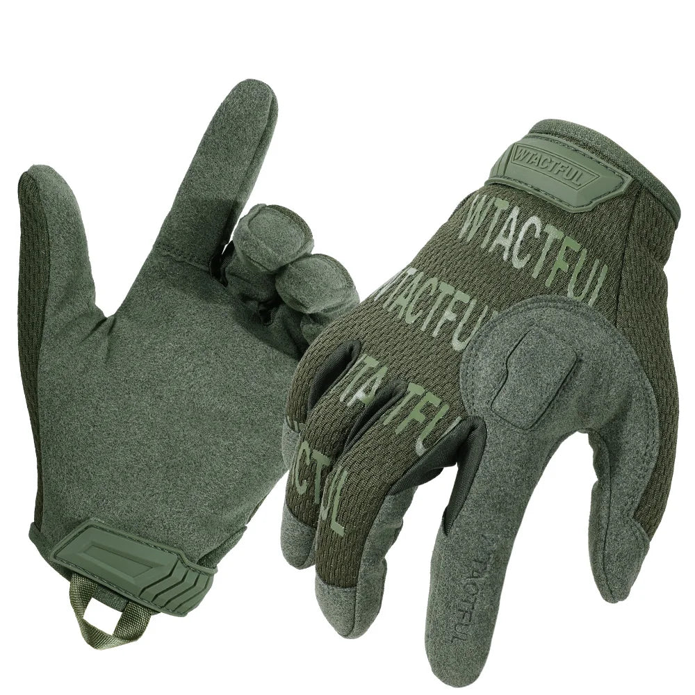 Tactical Full Finger Gloves Touch Screen Breathable Gear Men Full Finger Green CHINA