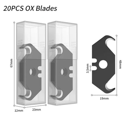 10pcs Top-Rated Heavy Duty T-shaped Carpet & Wallpaper Cutting Blades 20 PCS blades