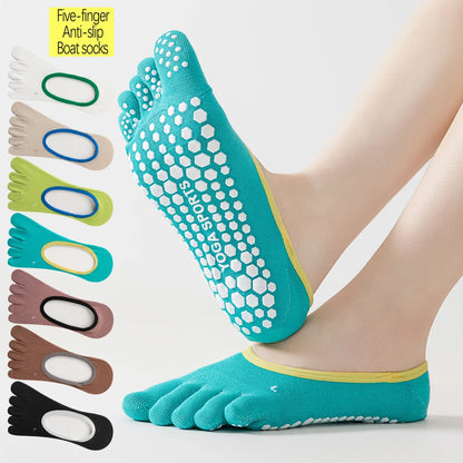 Women Split Toe Yoga Socks Quick Dry Anti Odor No Show