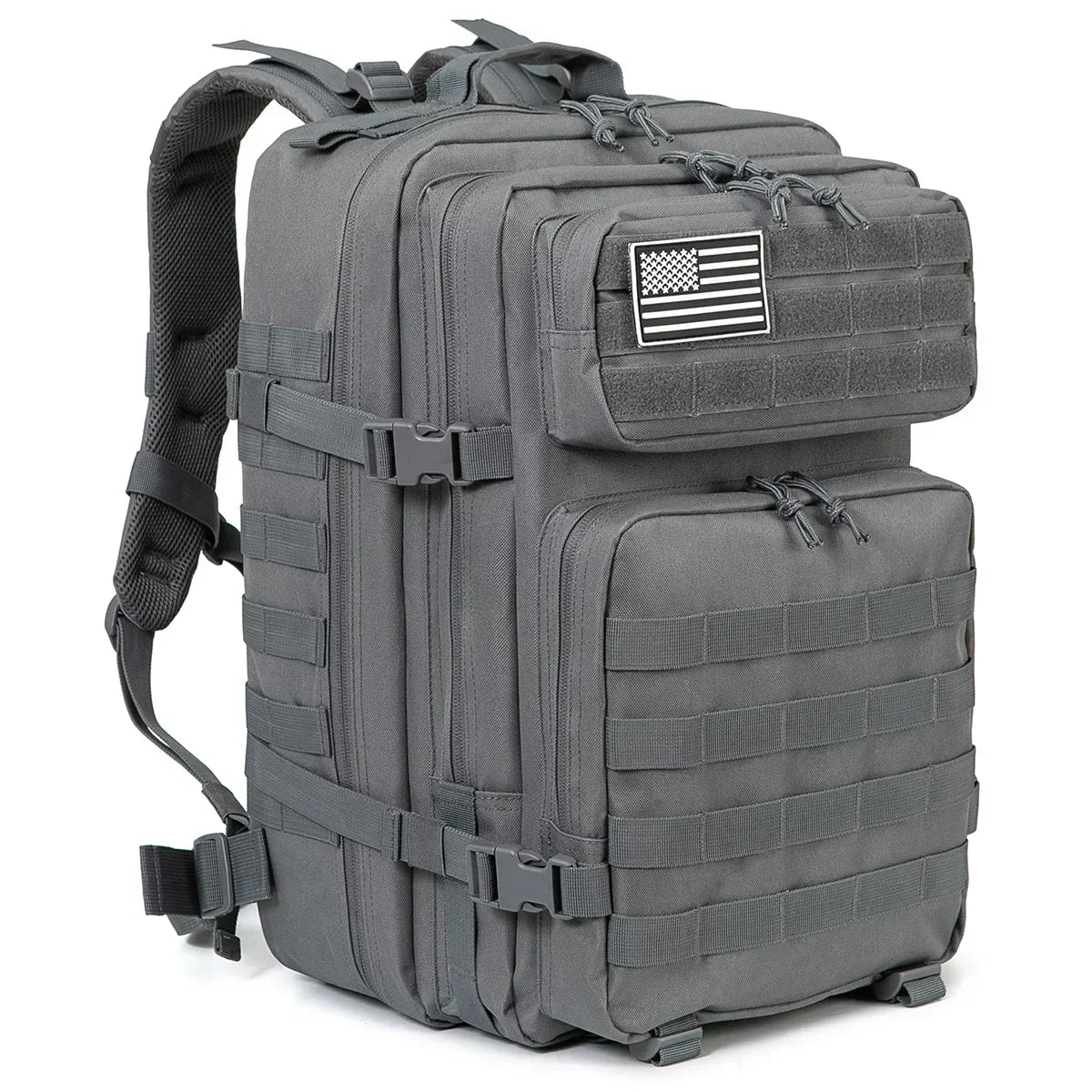 45L Large Capacity Tactical Backpacks for Men and Women Gray