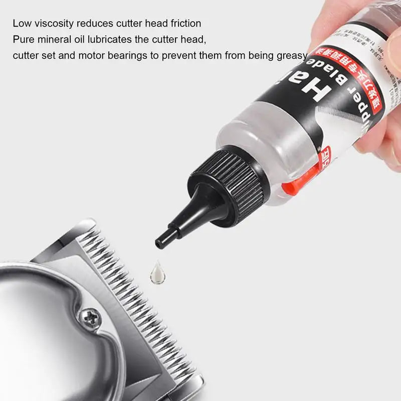 Premium Odorless Barber Hair Trimmer Oil 60ml - Reduces Friction for Clippers and Shavers