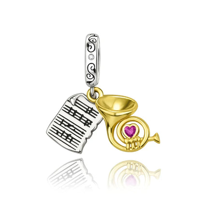Original 925 Sterling Silver Magic Cube Charm Bead Pendant with Zircon for Bracelet and Necklace Jewelry