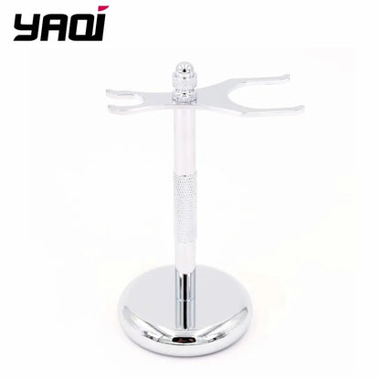 Yaqi Men's Premium Shaving Brush and Razor Stand Set for Superior Grooming