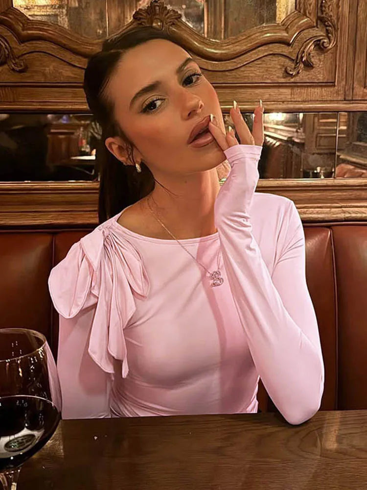 Summer Lace Up T Shirts Vest Women Cropped Y2K Top 2025