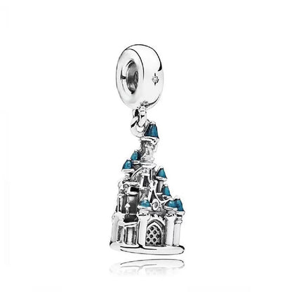 Mermaid Princess 925 Silver Dangle Charm Top Rated DIY Jewelry for Bracelets and Necklaces F290