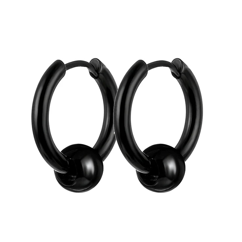 Punk Stainless Steel Stud Earrings Set for Men and Women Type22