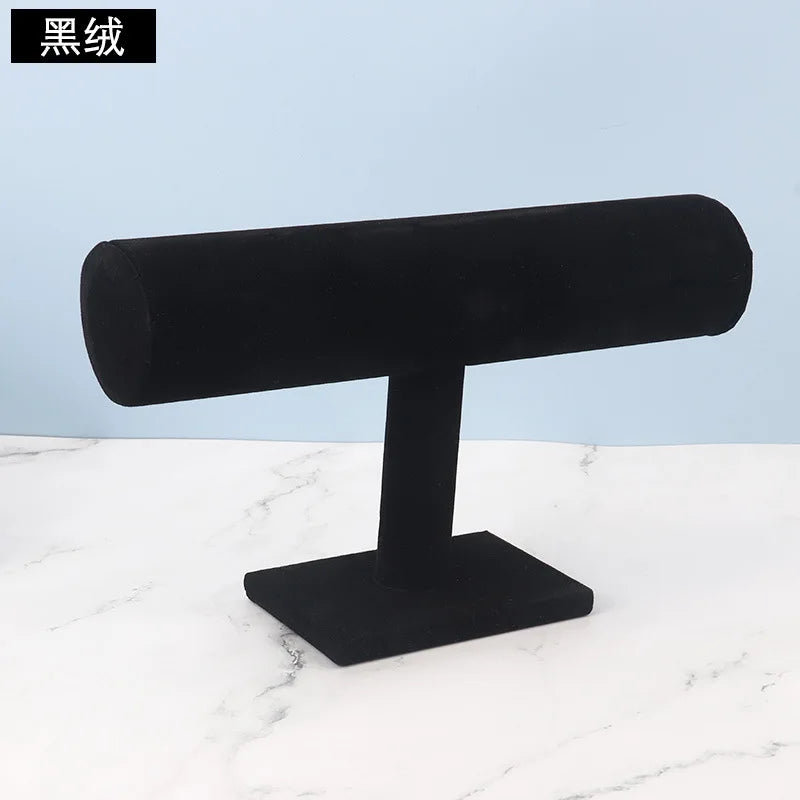 Stunning Suede Bangle Display Frame Top Rated Jewelry Organizer black