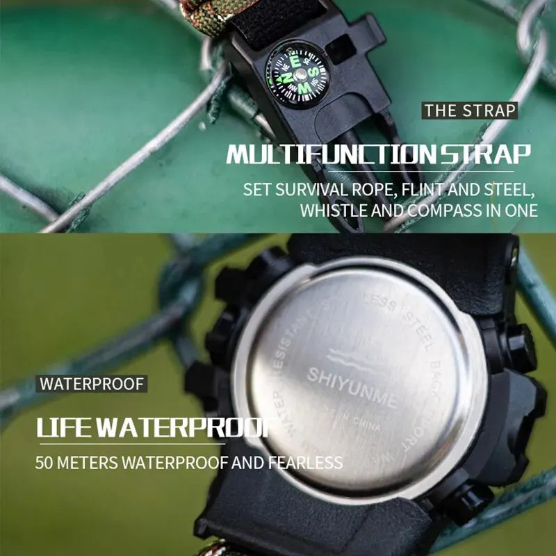 Outdoor Survival Watch Multifunctional Waterproof Tactical Bracelet
