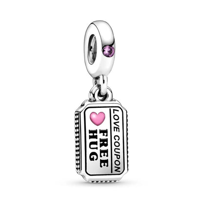 Pink Hot Air Balloon Daisy Murano Glass Charm for European Silver Bracelet SS0706