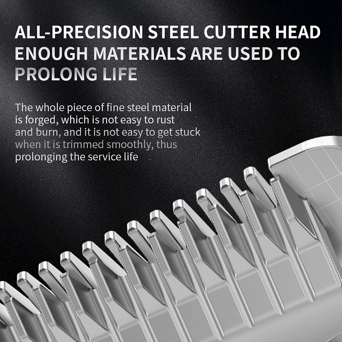 Professional All Metal Rechargeable Dog Hair Clipper Low Noise Pet Grooming Trimmer for Puppies and Cats