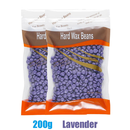 Wax Melting Machine for Hair Removal 200ml Wax Heater Pot Professional Depilation Waxing Warmer with Paraffin Wax Beans