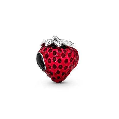 European Mother's Day Love Heart Spring Blue Pendant Bead Charm Jewelry for Women
