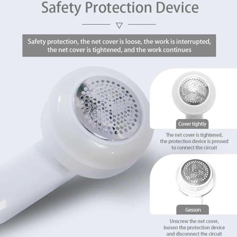 Portable Electric Lint Remover For Sweater Clothes Hair Ball Trimmer - Efficient Fabric Care Tool