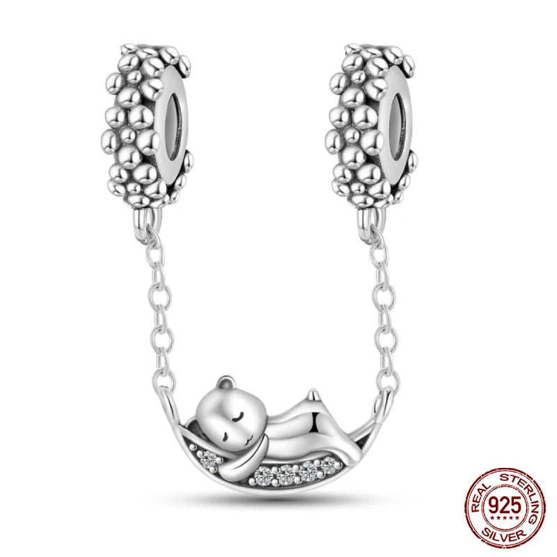 Sterling Silver Camera Coffee Cup Charm Beads for Qikaola Bracelet Jewelry DIY