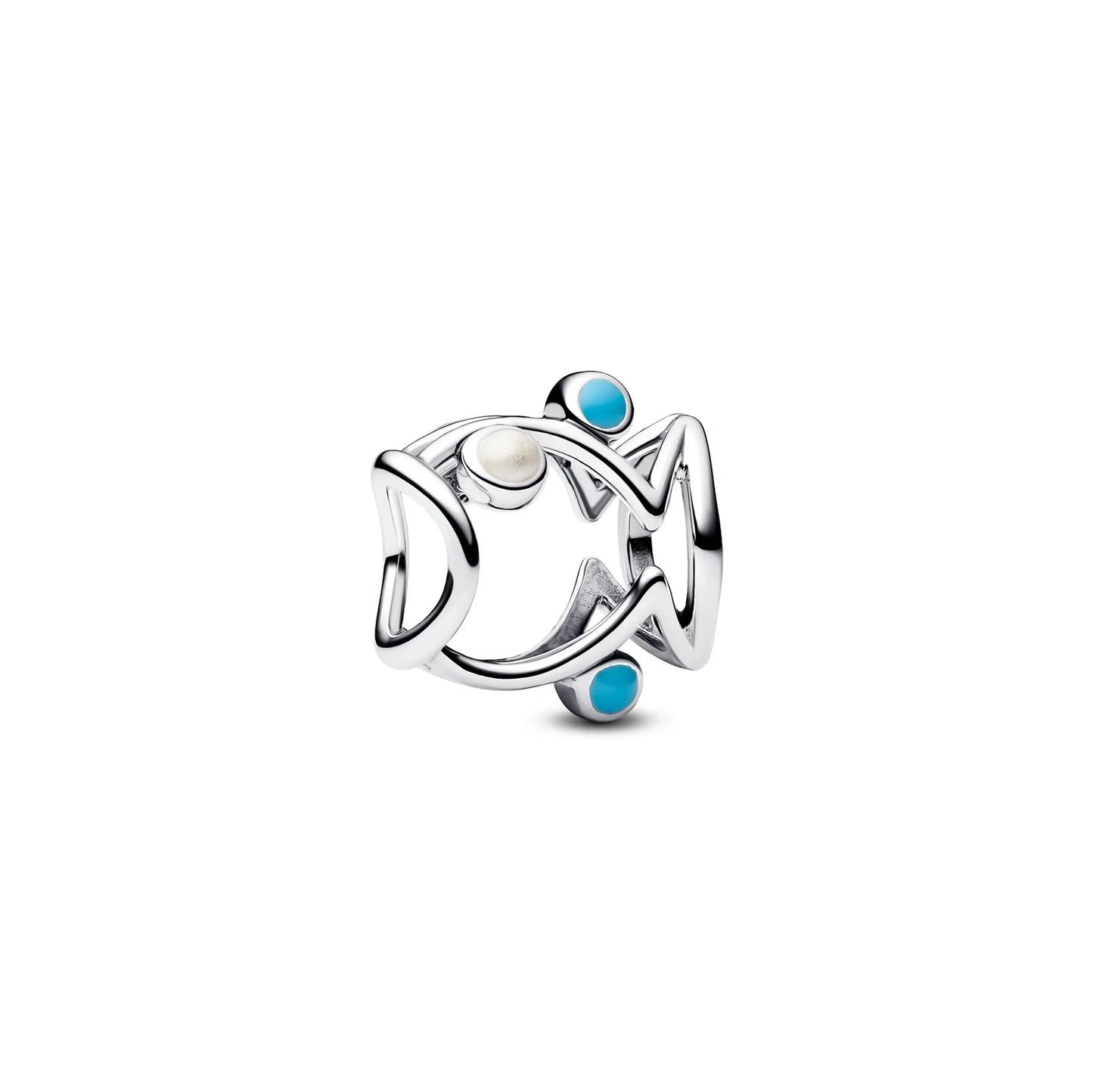 Sterling Silver 925 Skiing Penguin Charm with Geometric Snowflake Beads for Bracelets and Necklaces DIY Jewelry Gift