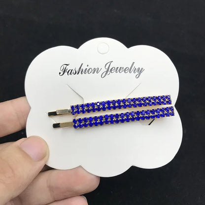 Vintage Moon and Star Rhinestone Hairpin for Women Bridal Accessories