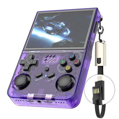 BOYHOM R36XX 3.5 Inch IPS Portable Handheld Game Console Linux Built In WiFi Retro 15000 Plus Games Type C Rechargeable Birthday Gift