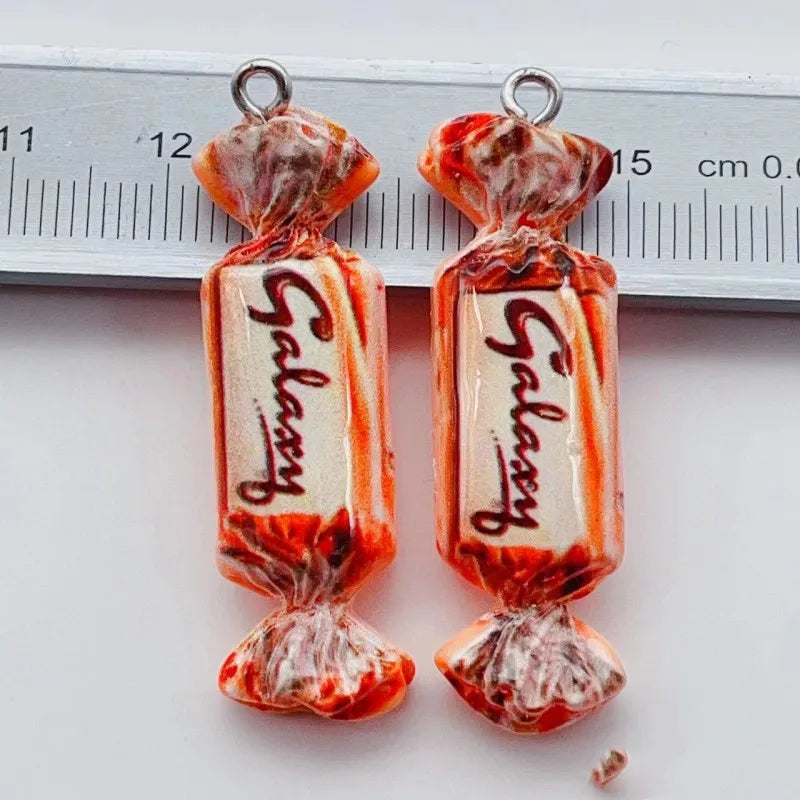 Cute Chocolate Candy Resin Charms For DIY Jewelry Bulk