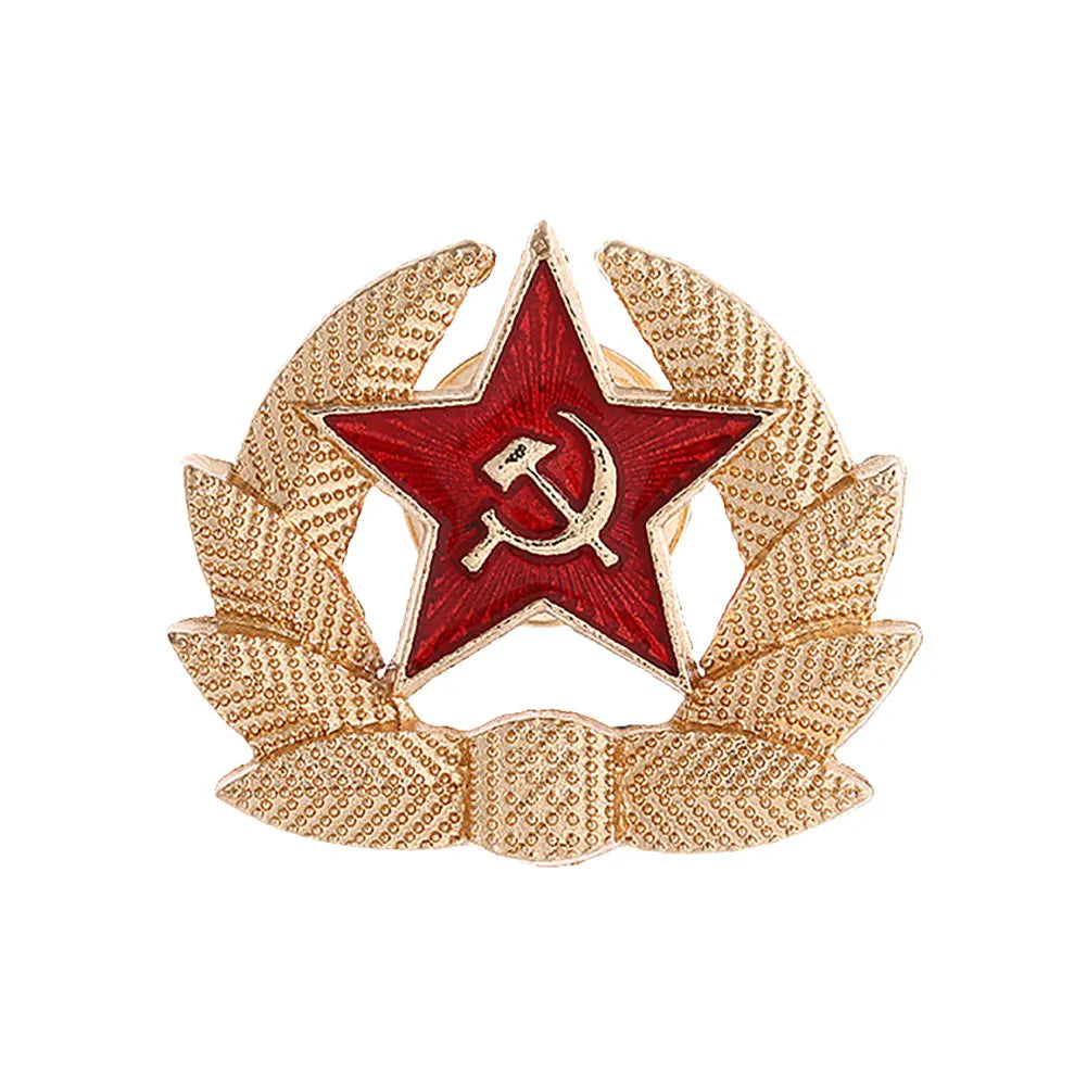 Vintage CCCP USSR Enamel Lapel Pin Badge Soviet Union Collectible Brooch