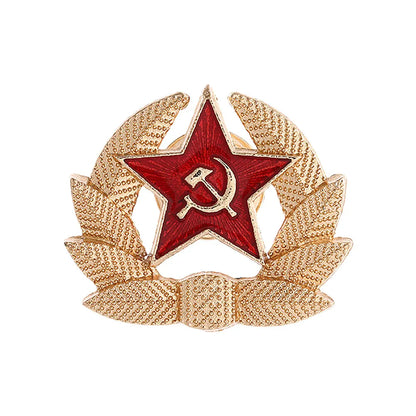 Vintage CCCP USSR Enamel Lapel Pin Badge Soviet Union Collectible Brooch