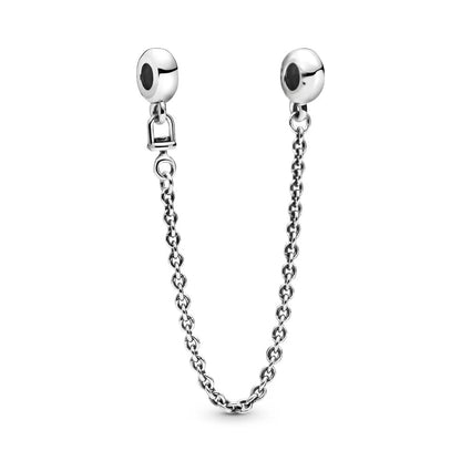Fit Pantaro 925 Sterling Silver Bracelet with Snowflake Moon Sun Charms and Sparkling Beads N305
